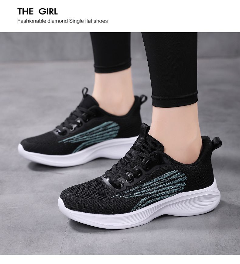 2024 zapatillas deportivas para mujer, transpirables, ligeras, tejidas, informales, cómodas_voghion.com