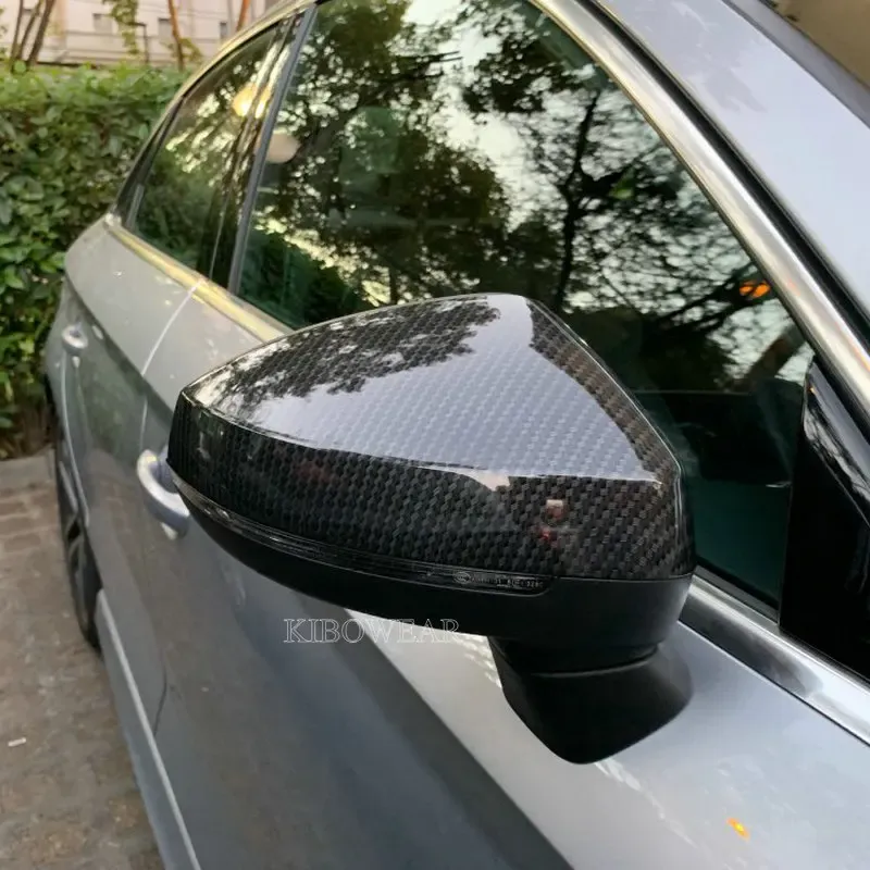 Pár Auto A3 S3 8V oldalsó tükörborítás kupakokhoz (karbon hatású) Csere 2015 2016 2017 2018 2013 2014 2019_voghion.com