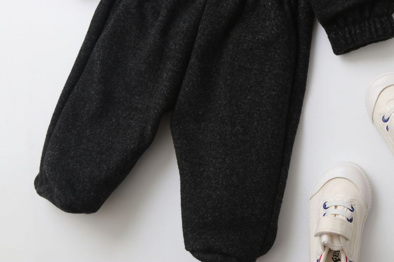 Mono para bebé Mother & Kids Premium con forro polar y capucha - Pelele para recién nacido de invierno y otoño (rayas/gris/negro) para niños de 0 a 12 meses_voghion.com