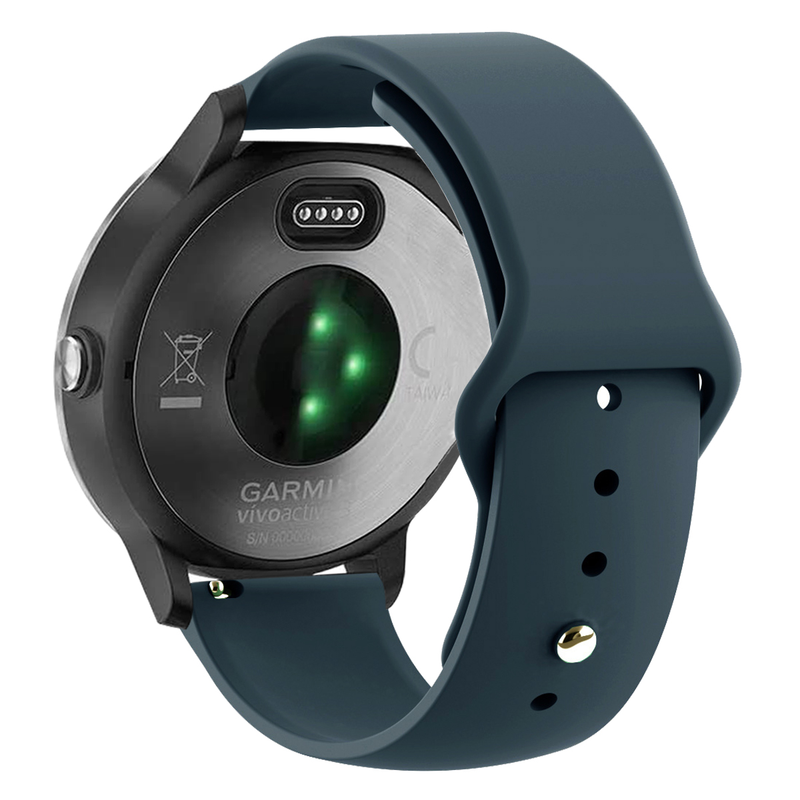 Cinturino in silicone da 20mm 22mm per Garmin Vivoactive 3 4 Band Watch Venu 2 SQ Forerunner 645 Bracciale da polso Garmin_voghion.com