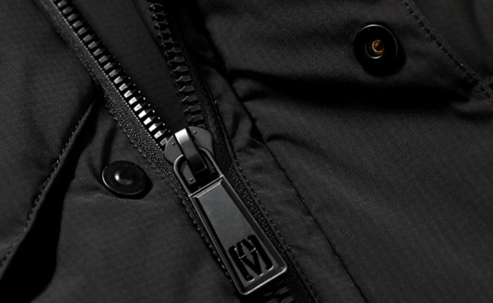 Giacca con cappuccio in piumino per uomo, per temperature estremamente fredde, parka antivento in piuma d'anatra bianca al 90% con design anti-perdita (M-4XL, nero/bianco)_voghion.com