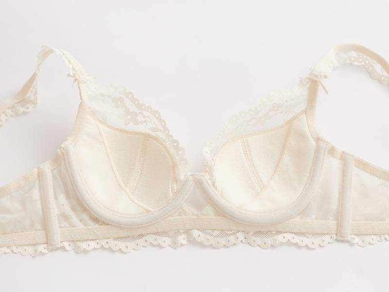 French Lingerie Pure Desire Thin Lace Sexy Lingerie Soft Steel Ring Small Chest Display Large Gathering Bra Set_voghion.com