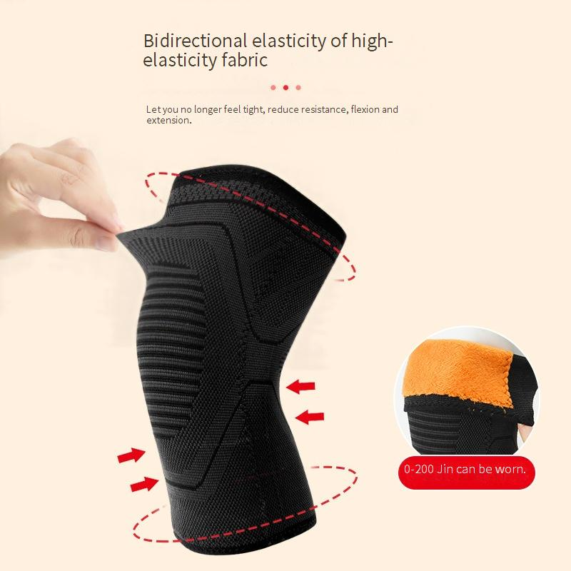 Thermo-Kniebandagen für Damen und Herren – Fleecegefütterte Gelenkstütze zum Laufen, Radfahren, Wintersport und für tägliche Wärme_voghion.com