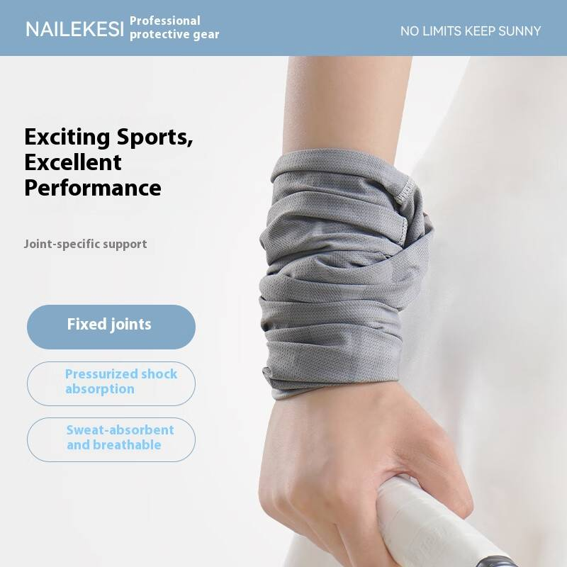 Cooling & Quick-Dry Sports Wristband – Sweat-Absorbing & Non-Slip For Men & Women – Perfect For Tennis, Basketball, Gym & Outdoor Activities_voghion.com