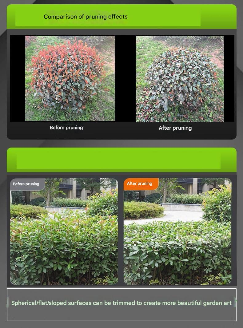 Tagliasiepi AgileLife alimentato a batteria al litio per giardinaggio e potatura, macchina da potatura ad alta potenza per la raccolta del tè, attrezzi da giardinaggio._voghion.com