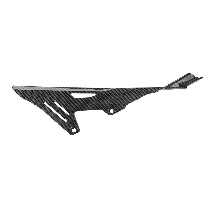 Off-Road Motorcycle Chain Guard Cover - Carbon Fiber Look Protective Shield For Dirt Bike Modification Accessories_voghion.com