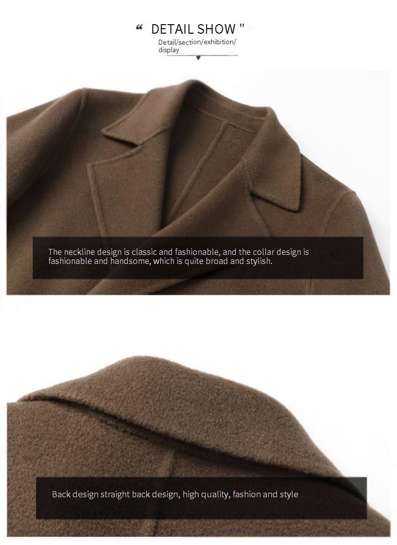 Wollmantel mit abnehmbarem Futter – Zweireihiger Trenchcoat aus Kaschmirmischung für Herren (M-5XL, 2 Farben)_voghion.com