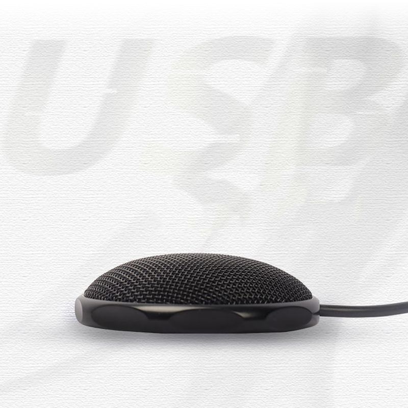 Microfono a condensatore omnidirezionale USB Microfono con pickup in metallo per riunioni Computer Desktop Laptop PC Chat vocale Videogioco_voghion.com