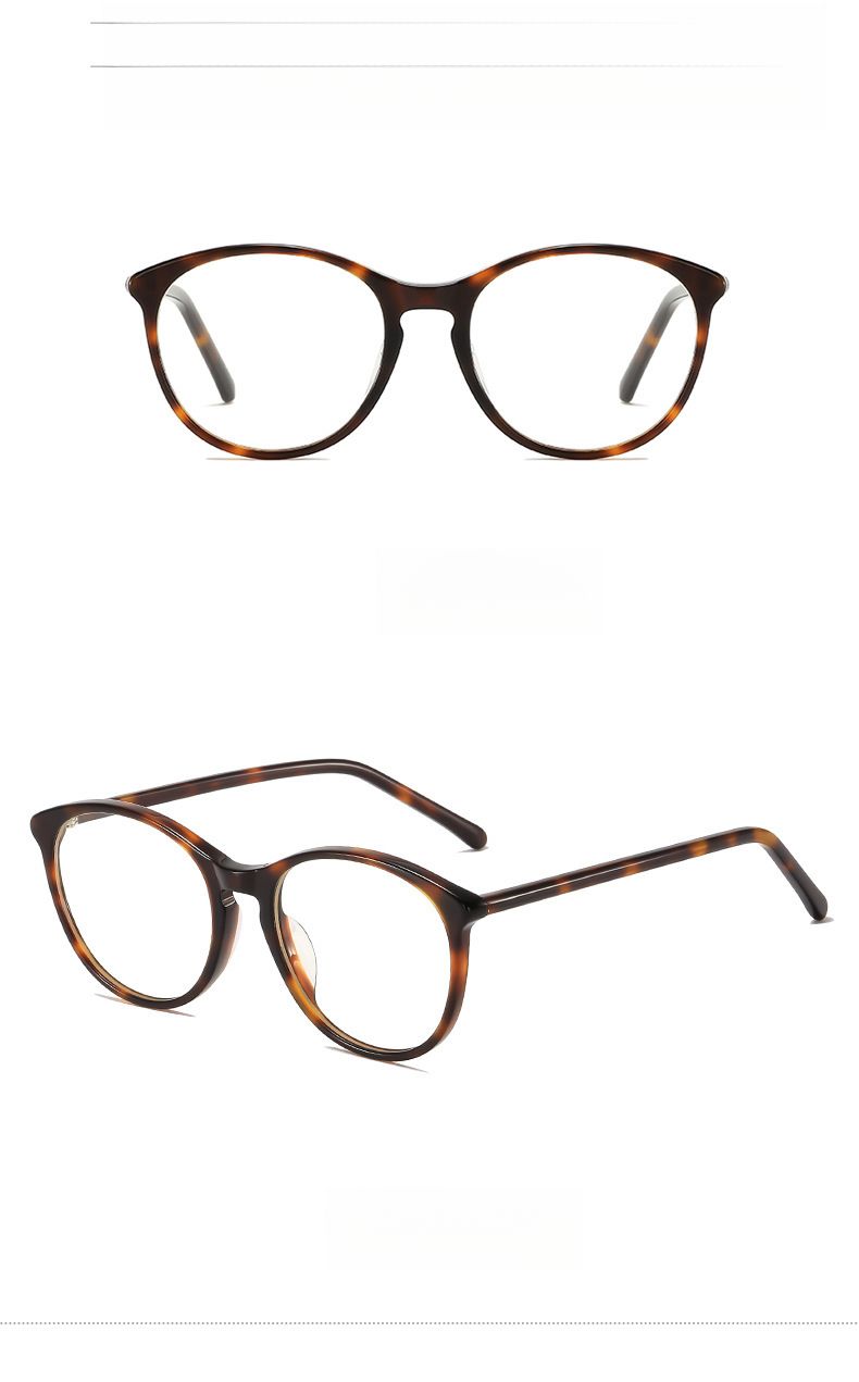 Monture de lunettes œil de chat ultra légère et haut de gamme pour femme myope couleur chair_voghion.com