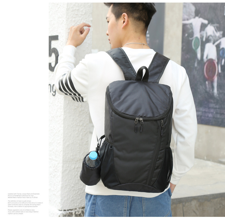New backpack with large capacity, foldable lightweight and waterproof outdoor bag, travel sports backpack_voghion.com