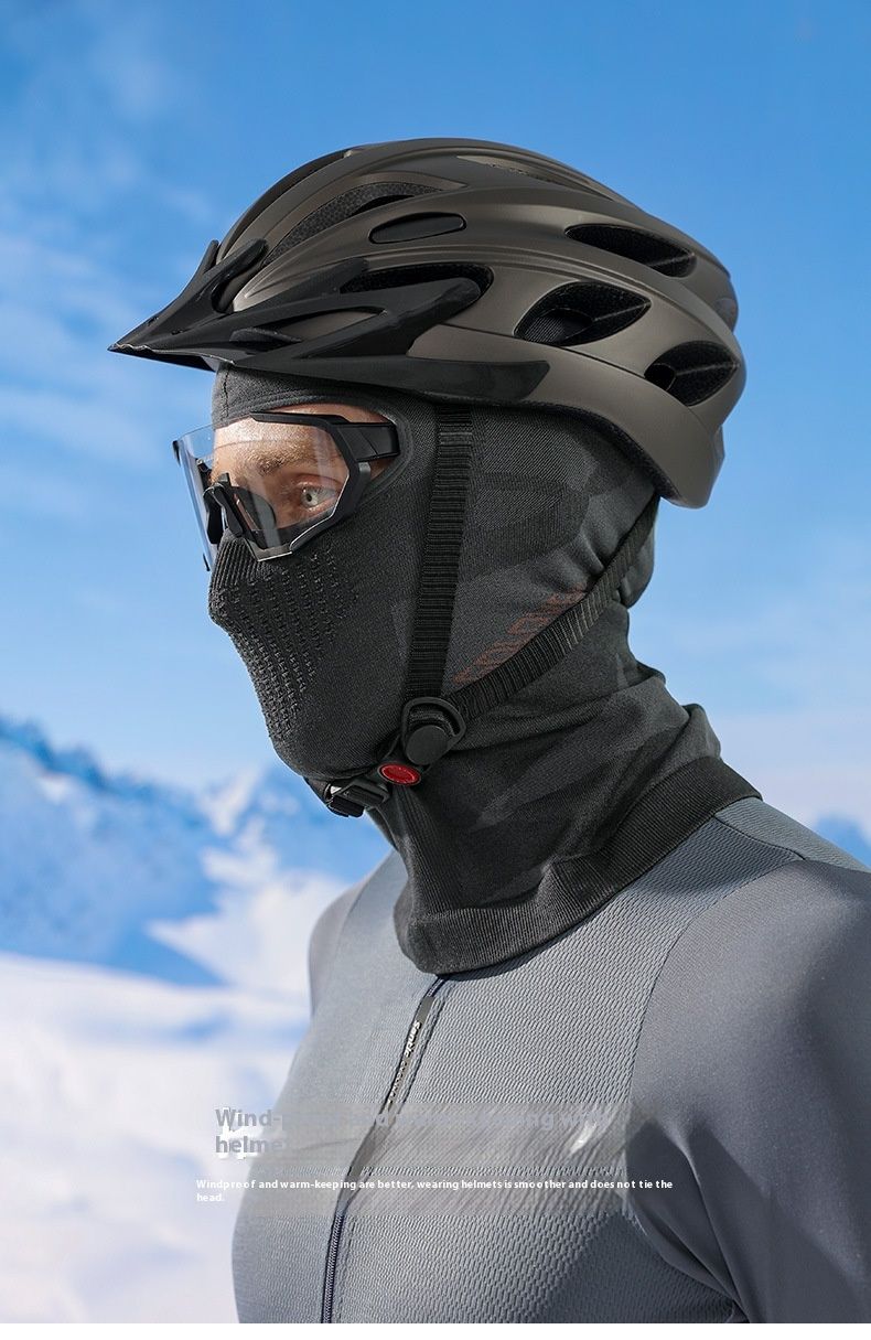 Vinter motorsykkel hodeplagg vindtett ansiktsmaske utendørs motorsykkel hjelm innerfôr cap kaldbestandig og varm_voghion.com