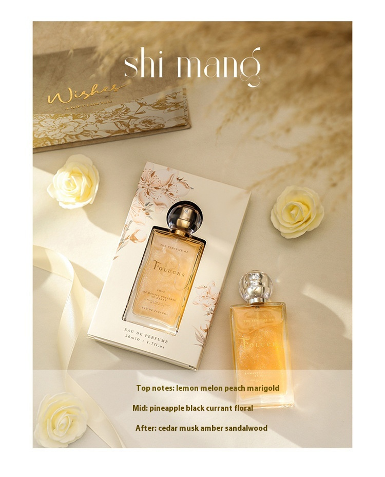 Ny parfume Shimang Ny kvindeparfume Blomstermånebanket Romantisk gaveæske med små blomster og frugtduftparfume_voghion.com