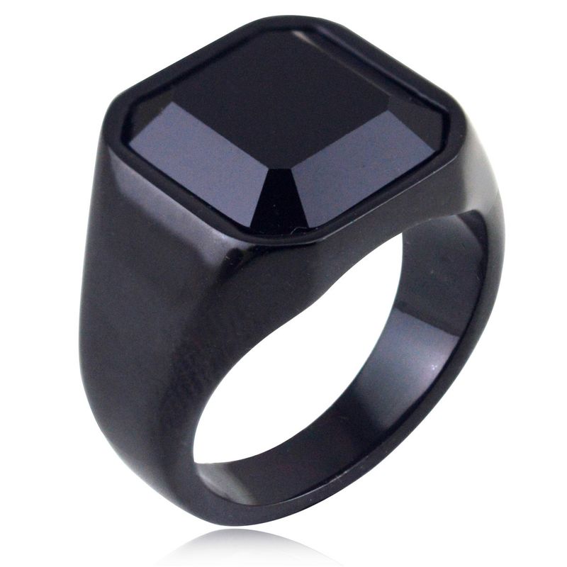 Anillo de acero de titanio con personalidad punk para discoteca, accesorio de moda para hombres y mujeres, HR877_voghion.com