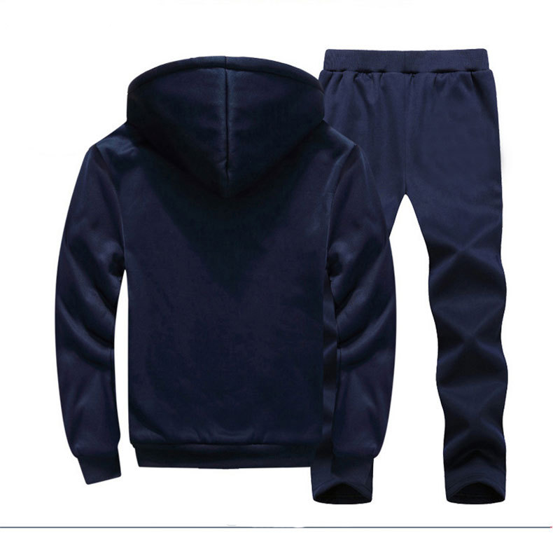 Ropa para hombre, sudadera deportiva de invierno para hombre, traje para hombre, tendencia de otoño e invierno, versión coreana, además de terciopelo grueso, ropa informal para hombre, nueva tendencia de estilo 2023_voghion.com