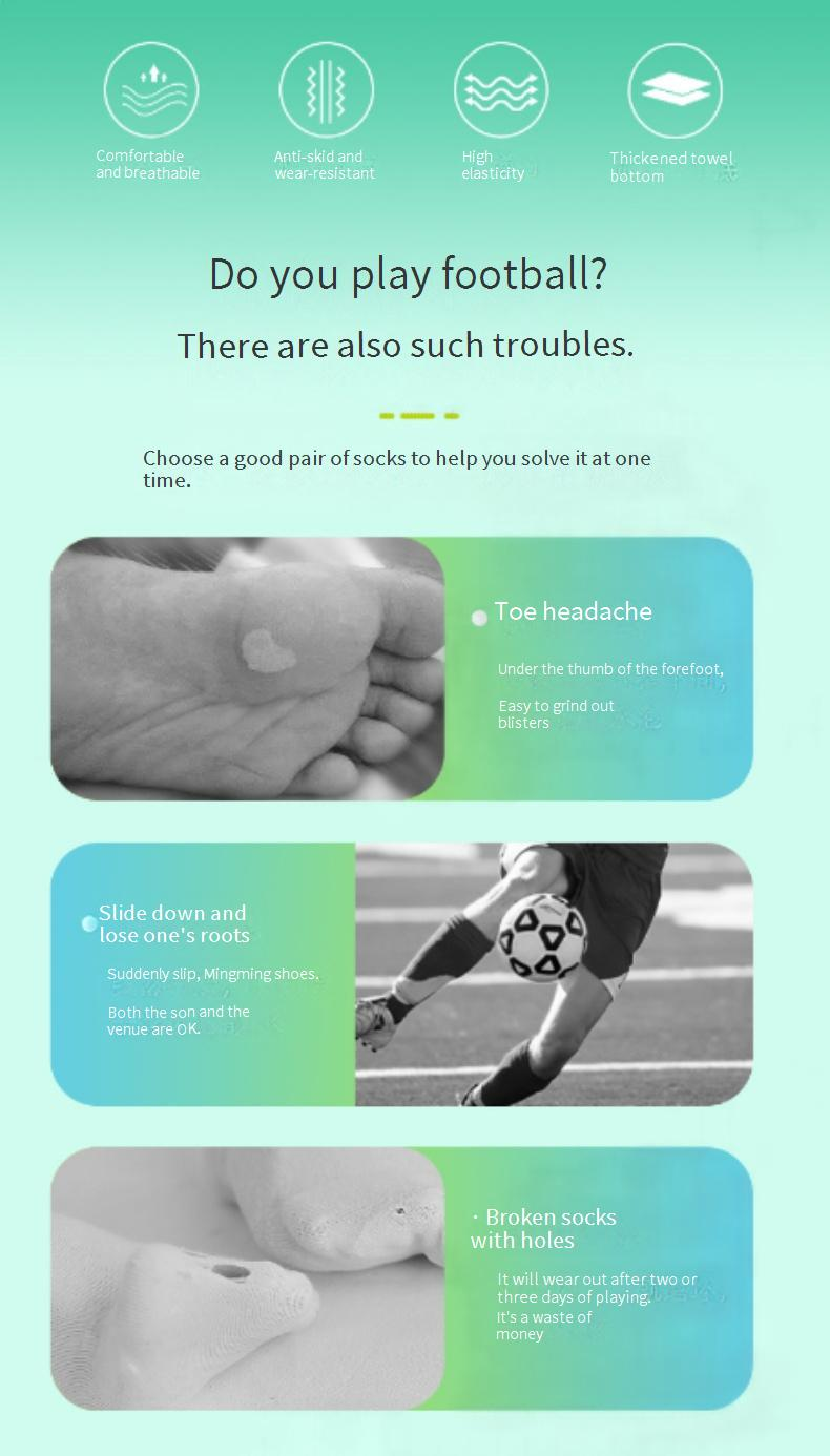 Solid color football socks for adults absorbent breathable white stockings for men non-slip sports tall socks_voghion.com