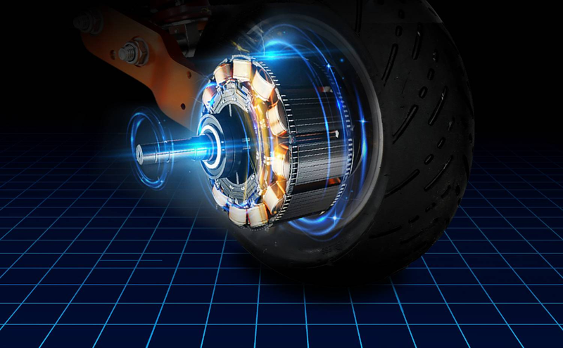 Cheevalry S10 Elektroroller, 2 x 1600 W Motor, 52 V 33 Ah Akku, 10-Zoll-Reifen, City-Pendler-Elektroroller_voghion.com