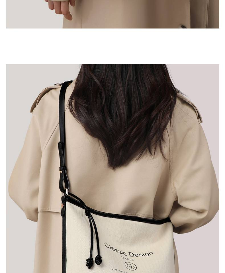 VINEY2025 Zomer Nieuwe Damestassen Tote Bags Casual Canvas Tassen Grote Capaciteit Schoudertassen Messenger Bags_voghion.com