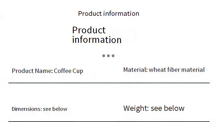 Umweltfreundlicher Kaffee- und Bierkrug aus Weizenstroh – Anpassbares Logo, mikrowellengeeignet, BPA-frei (450 ml für Büro/Bar/Café)_voghion.com