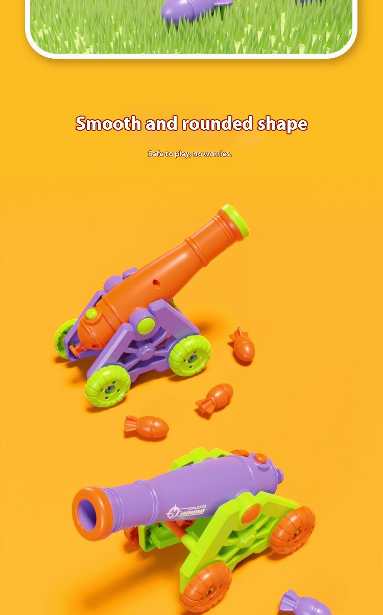 Viral Foam Carrot Cannon Toy – Safe Projectile Launcher For Kids (3-14 Years) – Fun Outdoor & Indoor Shooting Game For Boys & Girls_voghion.com