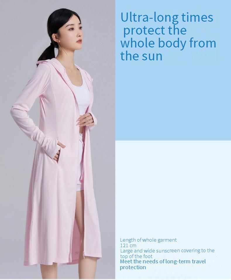 Felpa con cappuccio a maniche lunghe con protezione solare UPF50+ – Giacca traspirante e rinfrescante UV per escursionismo e ciclismo (M-XL) – Protezione solare leggera a copertura totale_voghion.com