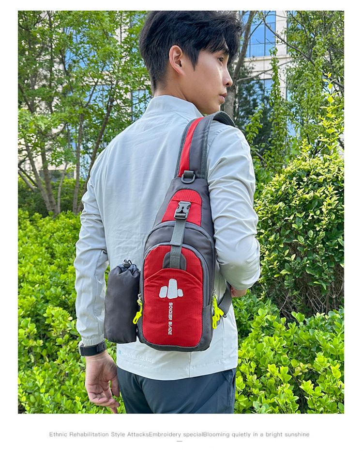 Men's Chest Bags Waist Bags Outdoor Leisure And Fitness Travel Chest Bag Men And Women Shoulder Slung Waist Bag Running Office Workers Sports Fashion._voghion.com