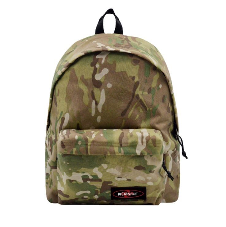 Mochila camuflada LazyZoom American EP620 para estudantes, bolsa casual para viagem e caminhada_voghion.com