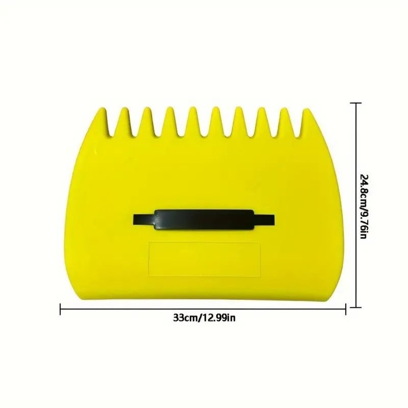Rastrello in plastica per foglie da esterno per raccogliere e organizzare le foglie d'acero del giardino_voghion.com