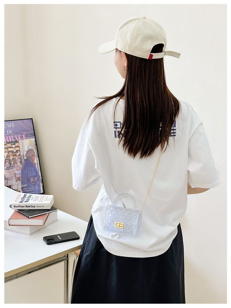 2024 Nuova borsa a tracolla monospalla da donna alla moda in PVC Jelly_voghion.com