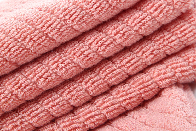 【Asciugamano in puro cotone】 Asciugamano grande jacquard ricamato per il lavaggio del viso che assorbe l'acqua addensato per uso domestico per adulti_voghion.com