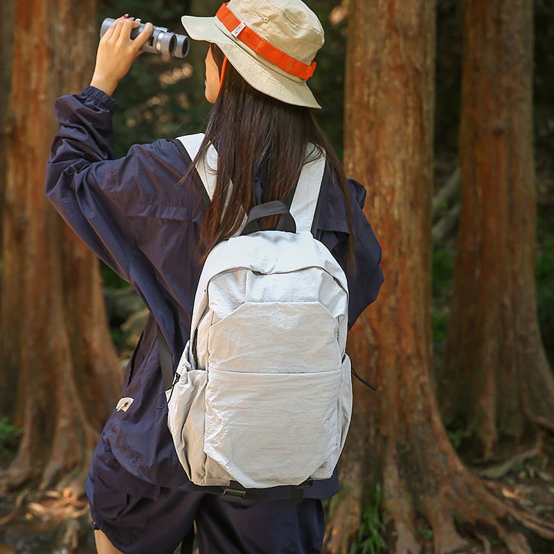 Korean Style Solid Color Simple Casual Double Shoulder Bag For Middle High School And College Students Large Capacity_voghion.com