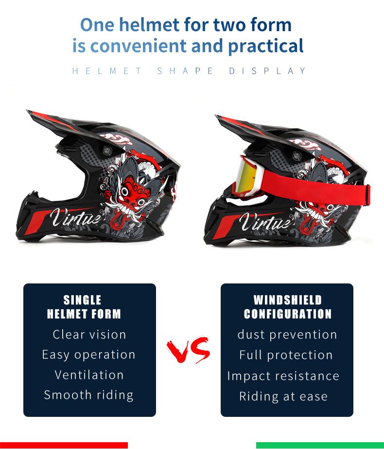E-scooter helmet ECE Mountain Racing Hipster Cool off-road helmet Kart ATV helmet_voghion.com