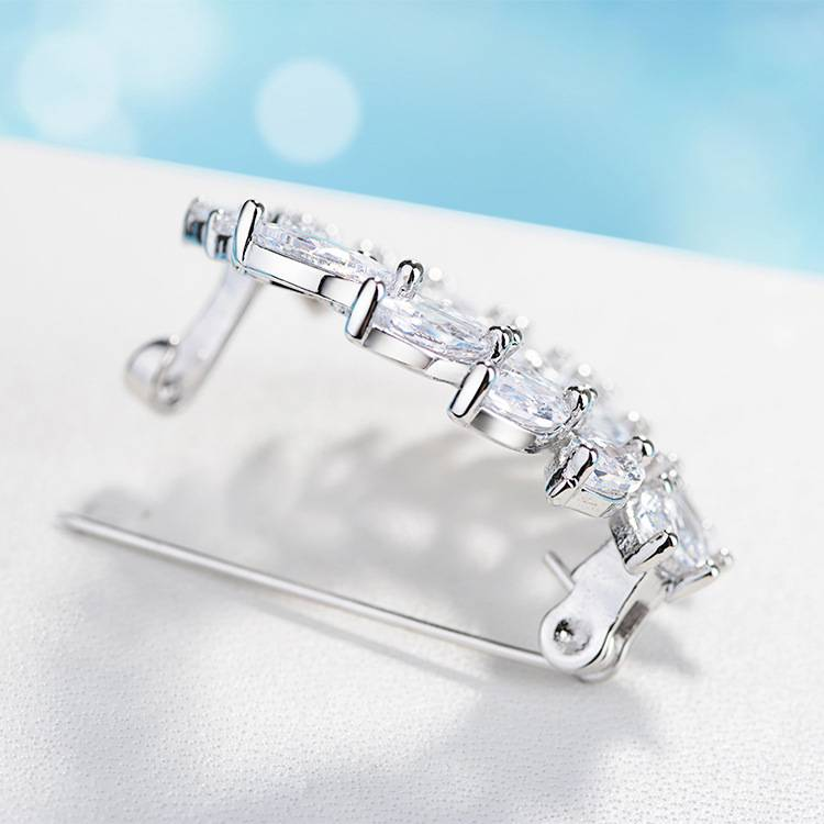 Floral accessories Coat everything with pin buckle embellished luxury atmospheric zircon brooch_voghion.com