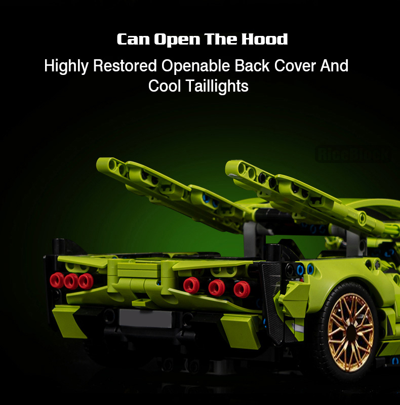 Technical Building Blocks Racing Car Static Model Or Remote Control Electric RC Car Version Optional Construction Toys For Boys_voghion.com