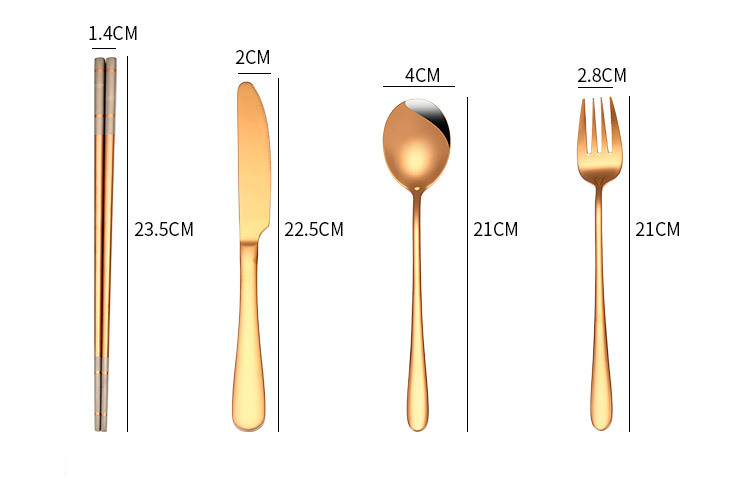 304 Tragbares Reisebesteck-Set für Camping, Edelstahl, Strohhalm, Essstäbchen, Löffel, tragbares Besteck, 8-teiliges Set_voghion.com