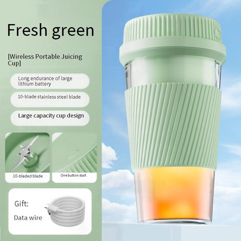Wireless Portable Juicer Blender Cup, 800ml/1300ml Large Capacity, 18000 RPM High Speed, USB Rechargeable, 5 Blades, Food-Grade PC_voghion.com