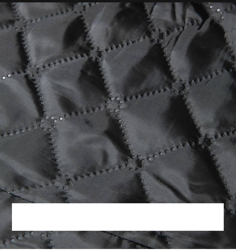 Men's Clothing Men's Wool-Blend Overcoat - Knee-Length Winter Trench Coat (Black/Grey, M-4XL)_voghion.com