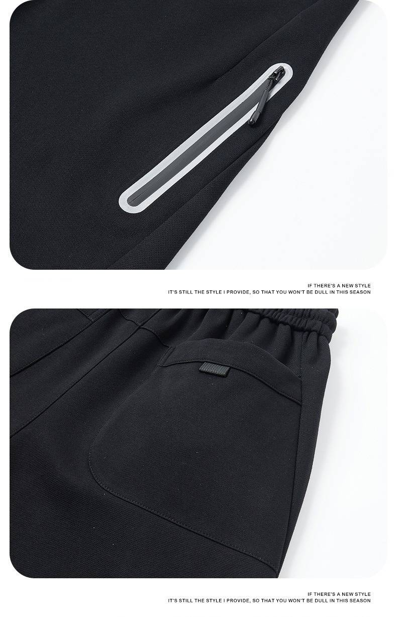 Pantalon de jogging décontracté pour homme avec poignets élastiques, coupe ample, idéal pour le sport, confortable et élégant._voghion.com