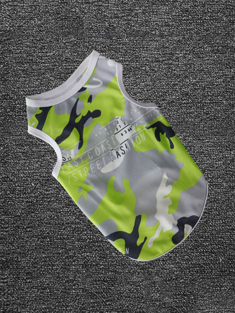 1 Piece Of Summer Sun-protective Pet Dog Vest – A Cool, Quick-drying Pet Garment Made Of Ice Silk_voghion.com
