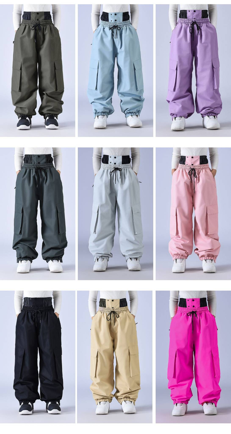 Unisex Snow Pants For Men & Women - Waterproof Windproof Insulated Ski Trousers For Winter Sports (Multiple Colors & Sizes)_voghion.com