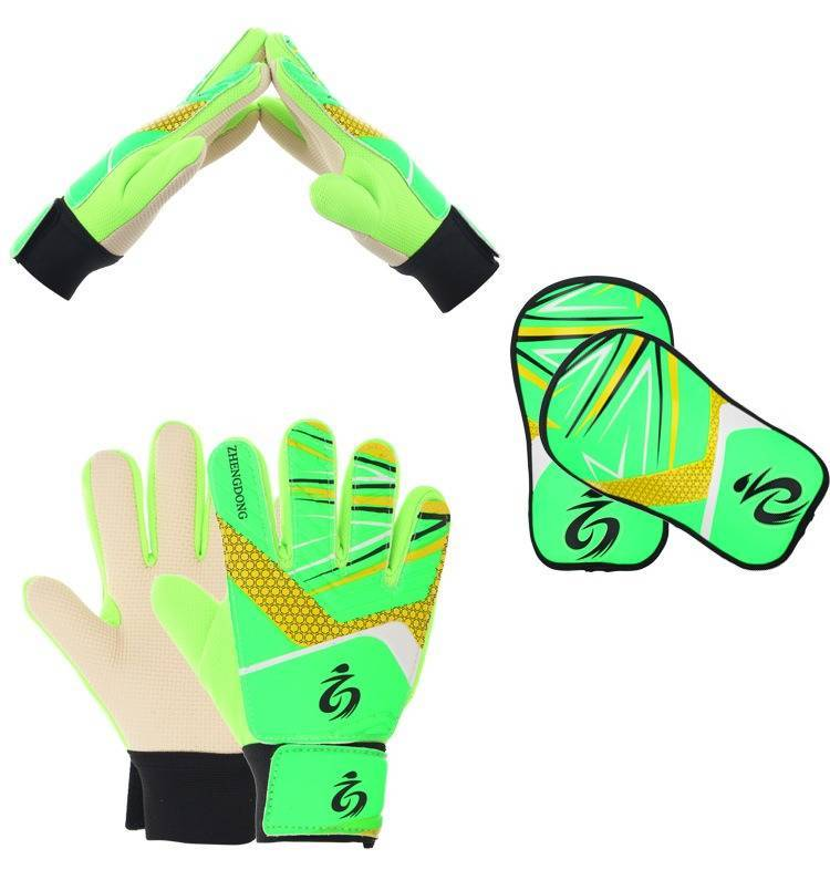 Professional Youth Goalkeeper Gloves With Finger Protection & Thick Latex Grip – Breathable & Flexible For Soccer Training (Sizes 5-7)_voghion.com