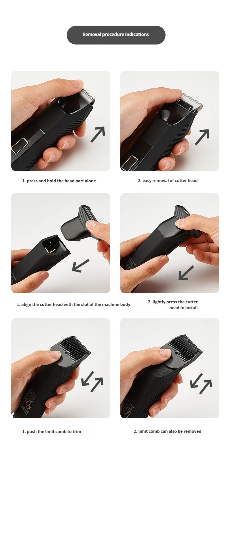 2-in-1 elektrische lichaamshaartrimmer, waterdichte knipbeurt voor het hele lichaam, scheermes, mannelijke en vrouwelijke intieme haarverzorging, schaamhaar- en beenhaartrimmer_voghion.com