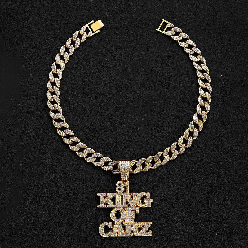Un colgante de letras de hip-hop con parches de diamantes y diseño de nicho para collares de hombres, accesorios de discoteca personalizados,_voghion.com