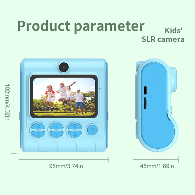 46MP Instant Print Camera Toddler Camera Creative Mini Thermal Printer For Kids_voghion.com