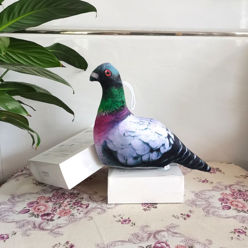 Chicken parrot pigeon mouse fox turtle bee Dutch pig pigeon simulation animal plush toys stuffed dolls children's gifts_voghion.com
