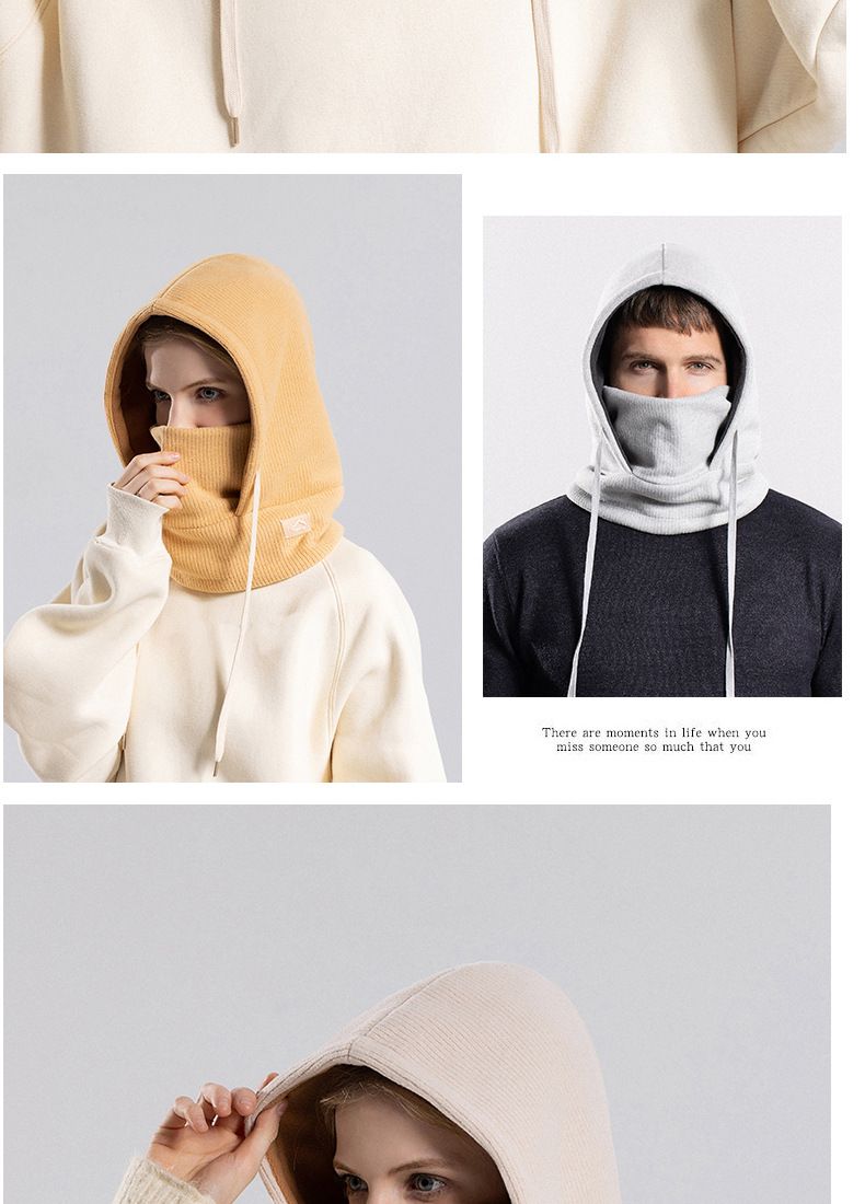 9620 Scaldacollo invernale in pile per uomo e donna, per ciclismo e sci, con maschera integrata, per genitori e bambini_voghion.com