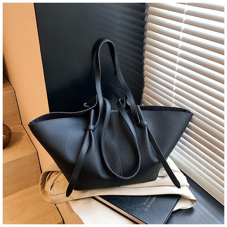 Women's Fashion Tote Bag With Wings Design - Large Capacity Shoulder Bag For Work & Daily Use - Soft PU Leather - Stylish & Versatile_voghion.com