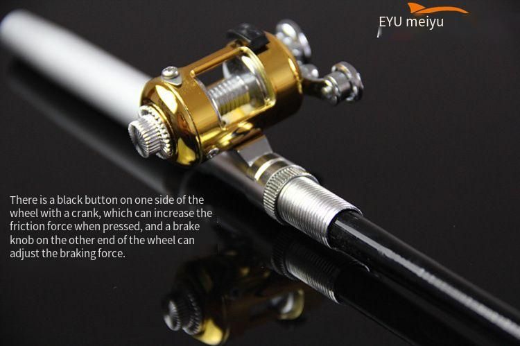 Meiyu Pen Style Mini Ice Pocket Raft Canna da pesca portatile da regalo 1 m A-P_voghion.com