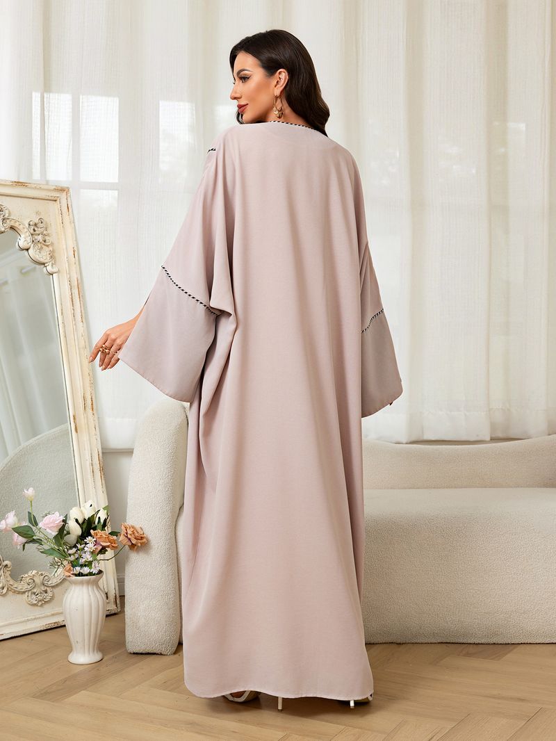 Kadın Müslüman Hırka Abaya Dubai Suudi Arabistan Uzun Elbise Renk Bloğu_voghion.com