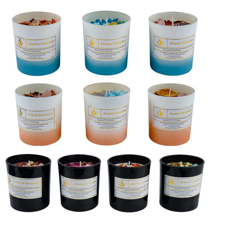 Sojawachs Handgemachte Aromatherapie Kerze Hochwertiger, lang anhaltender Duft Geburtstagsgeschenk_voghion.com