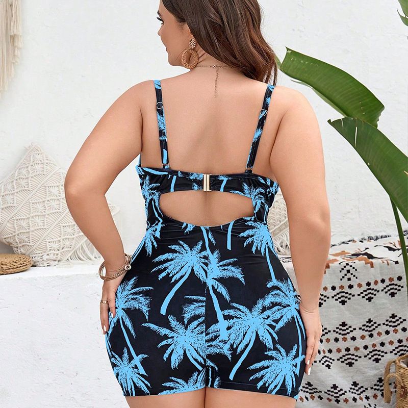 Maillot de bain une pièce conservateur à fleurs pour femmes, bikini grande taille, pour la plage et les sources chaudes, nouvelle collection 2025_voghion.com